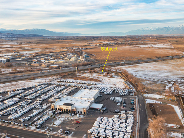 1289 North Bamberger Road Payson, UT 84651 - Photo 5 of 18 Aerial view of a mountain backdrop
