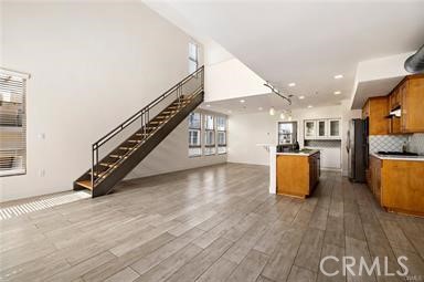 536 North Brea Boulevard Brea, CA 92821 - Photo 4 of 30 a view of kitchen with furniture and wooden floor