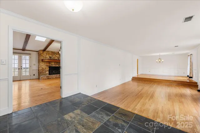 a view of empty room