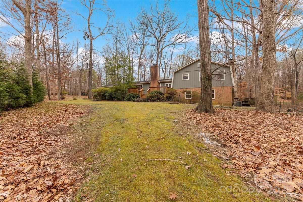 3212 Nancy Creek Road Charlotte, NC 28270 - Photo 37 of 44 a view of a yard with a large tree