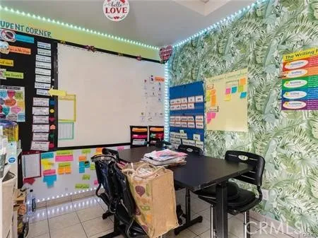 a view of a chairs in a room