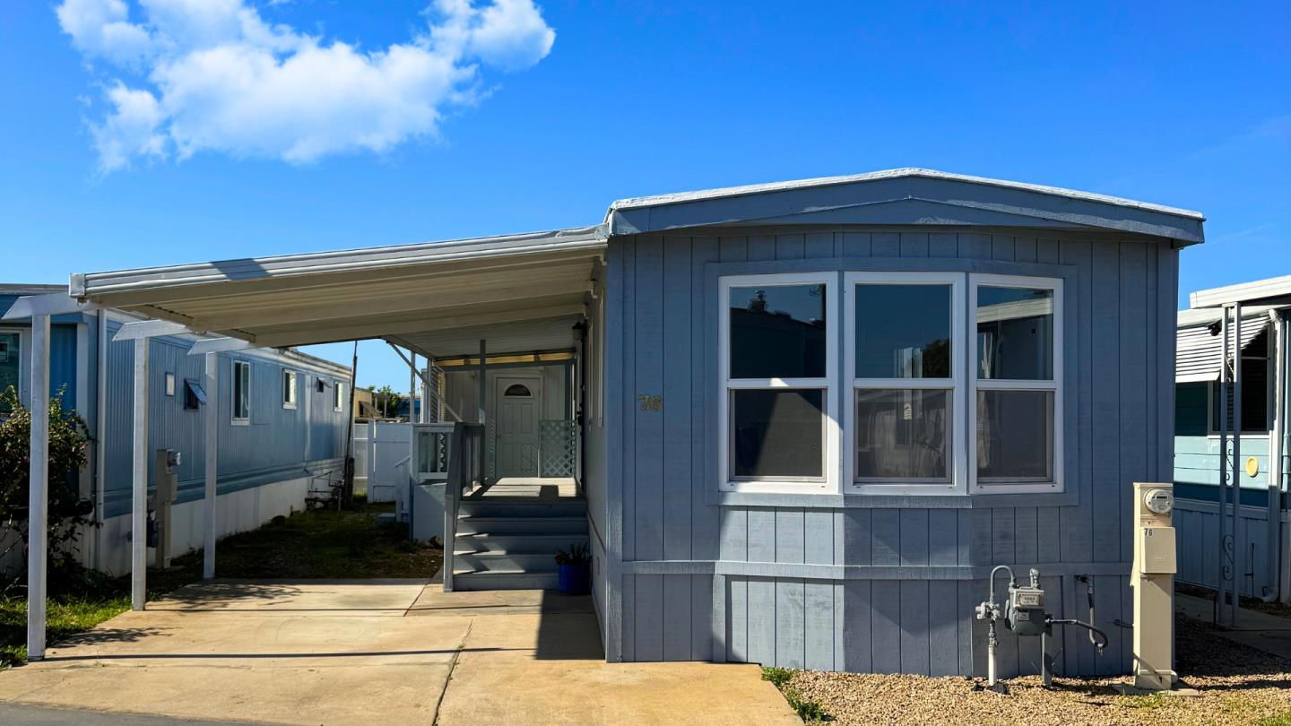 a view of a house with a outdoor space