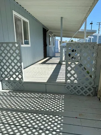 a view of a balcony