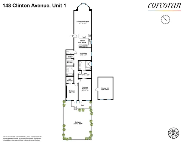 $2,495,000 | 148 Clinton Avenue, Unit 1 | Clinton Hill
