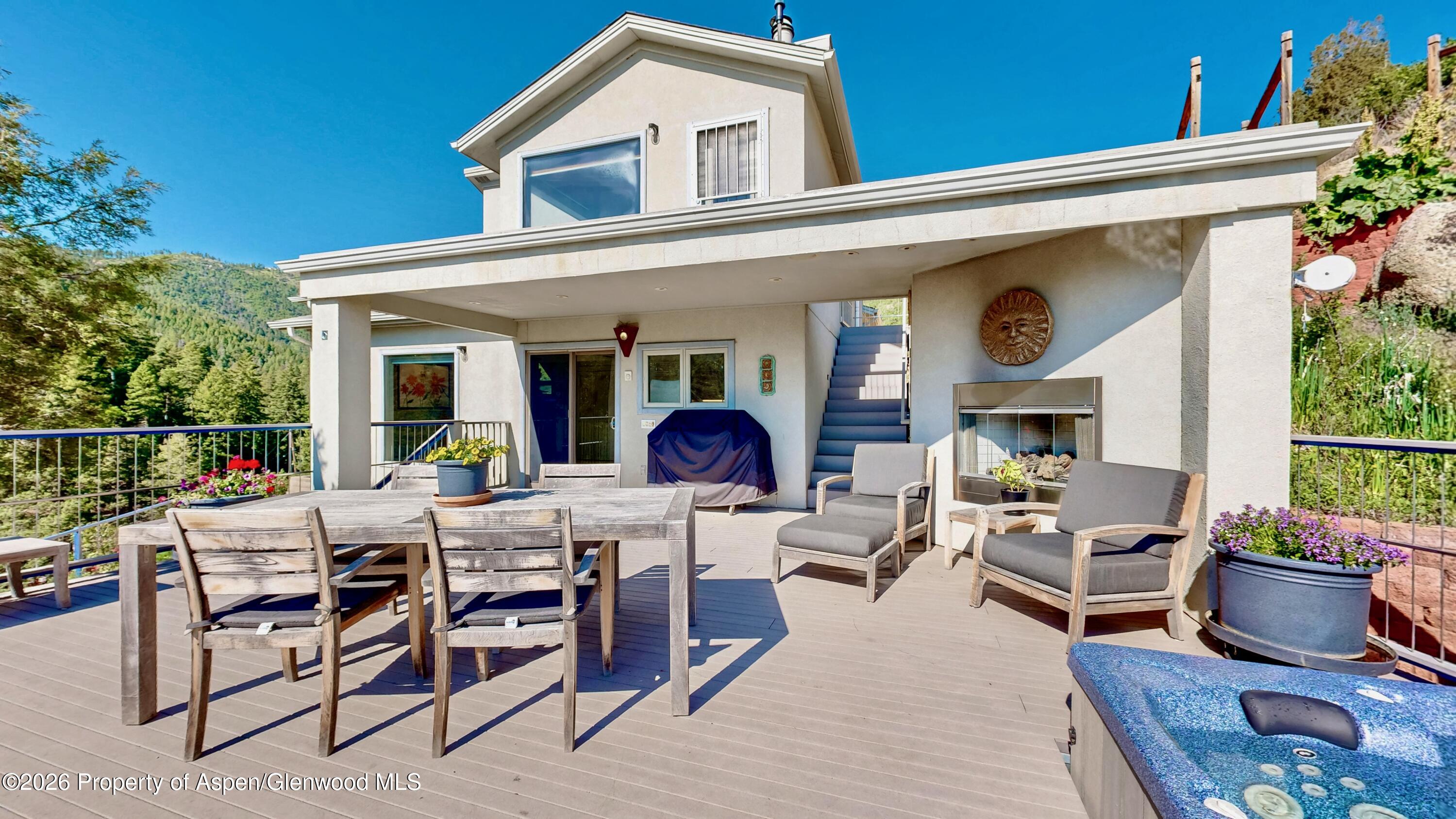 2602 Hidden Valley Road Sedalia, CO 80135 - Photo 2 of 13 Deck Hottub to House