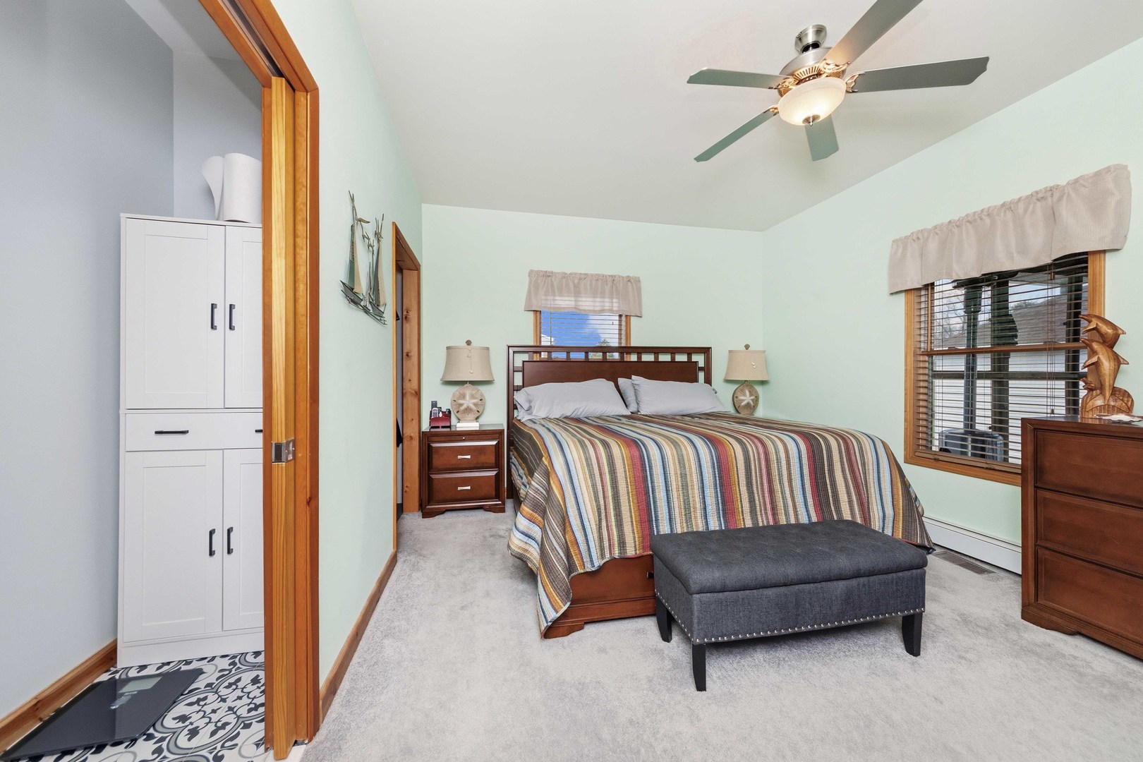 620 West 6th Street Minonk, IL 61760 - Photo 20 of 35 a bedroom with furniture and wooden floor
