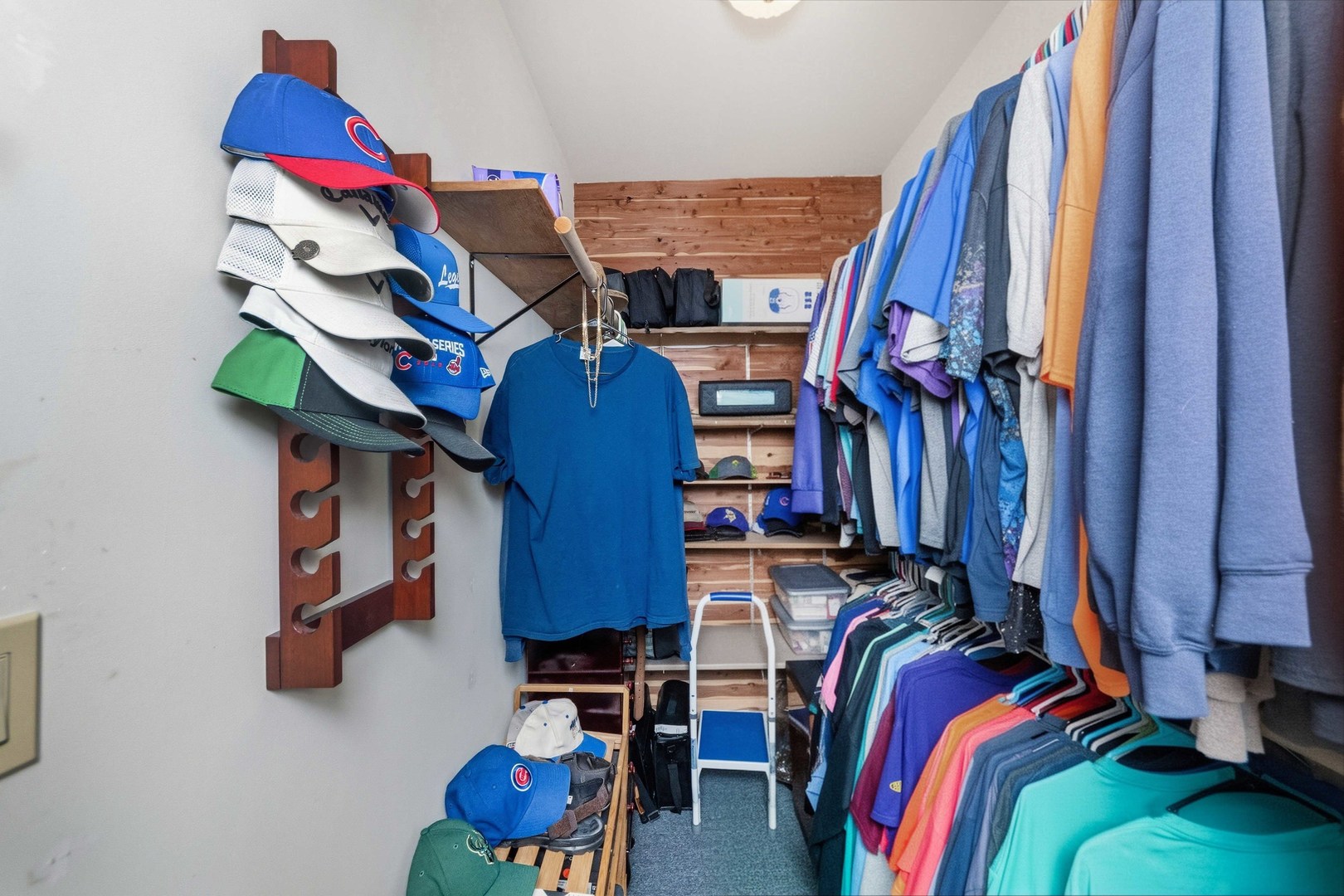 620 West 6th Street Minonk, IL 61760 - Photo 21 of 35 a view of walk in closet with clothes and shoes