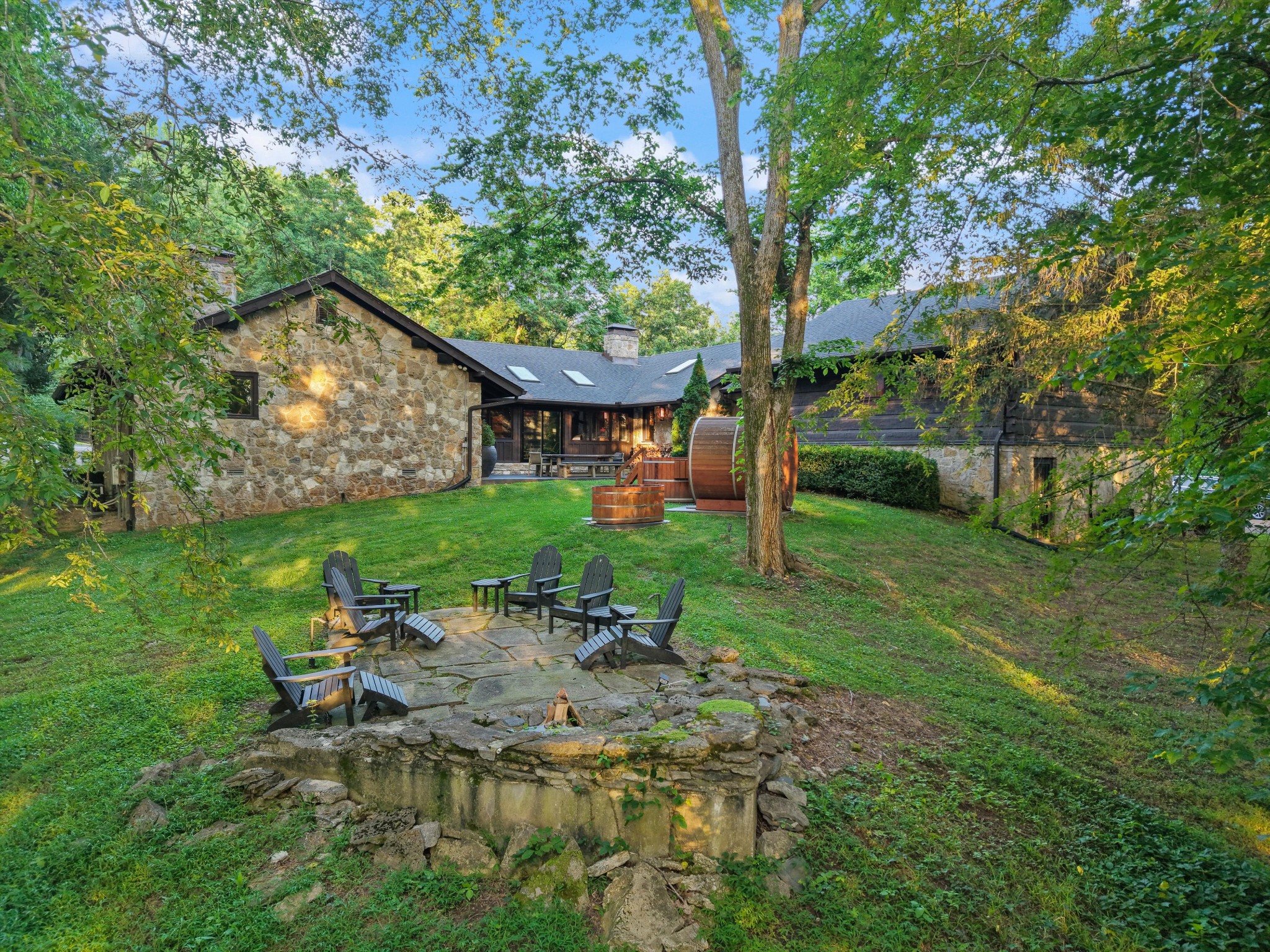3360 Sweeney Hollow Road Franklin, TN 37064 - Photo 37 of 67 a view of a chair and table in backyard of the house