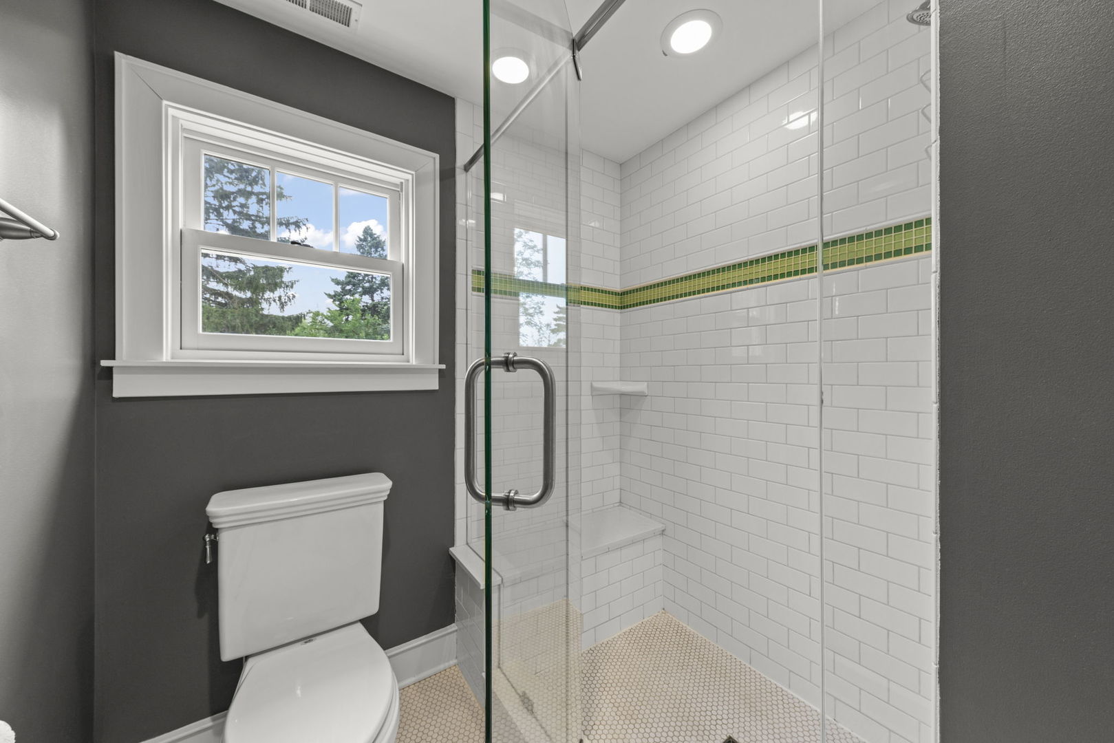 900 East Indiana Street Wheaton, IL 60187 - Photo 27 of 54 a bathroom with a shower and toilet