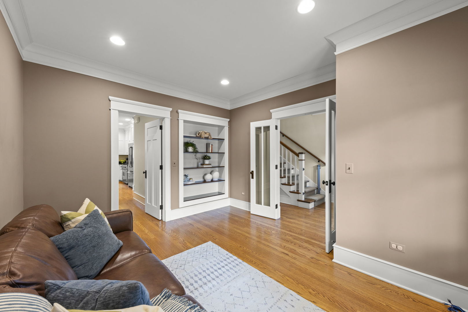 900 East Indiana Street Wheaton, IL 60187 - Photo 6 of 54 a living room with furniture and wooden floor