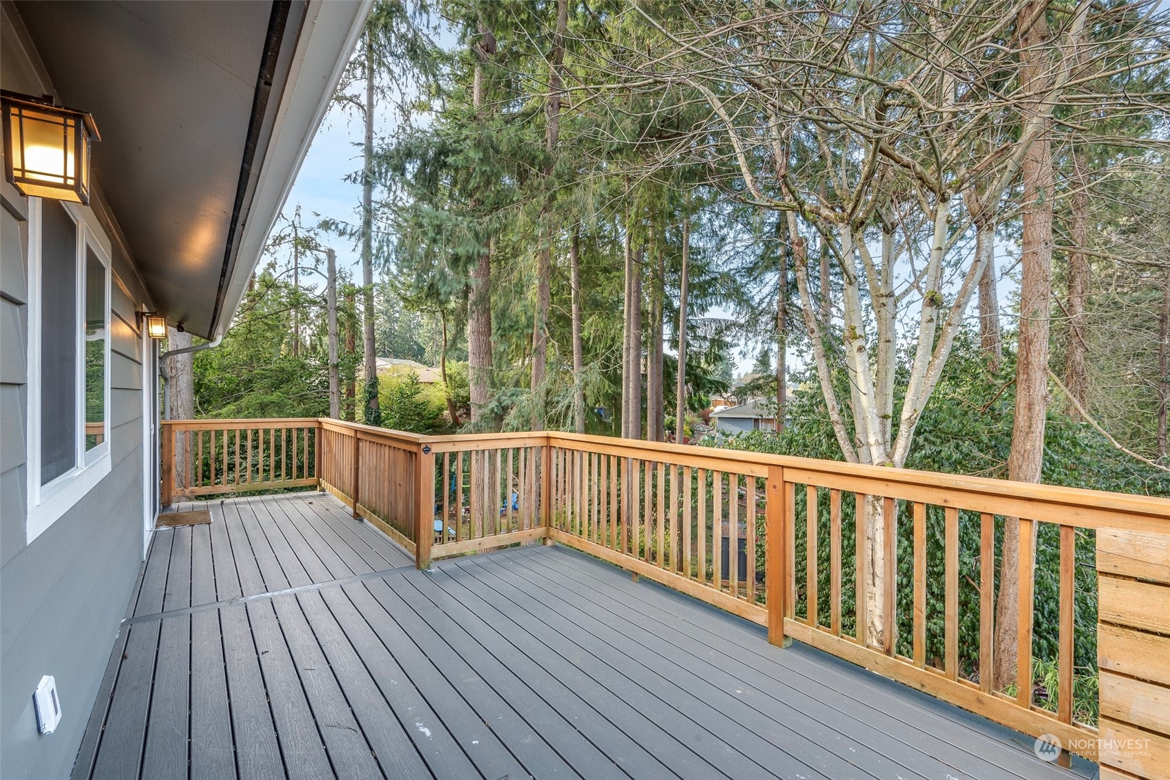 3016 Southwest 325th Place Federal Way, WA 98023 - Photo 26 of 40 a view of deck with hardwood and trees