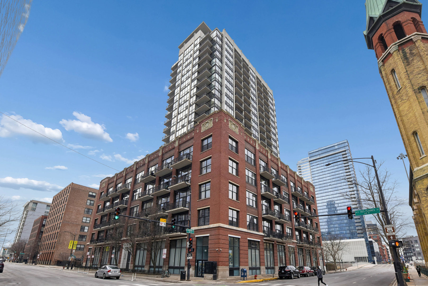 210 South Desplaines Street, Unit 602 Chicago, IL 60661 - Photo 1 of 1 a view of a tall building