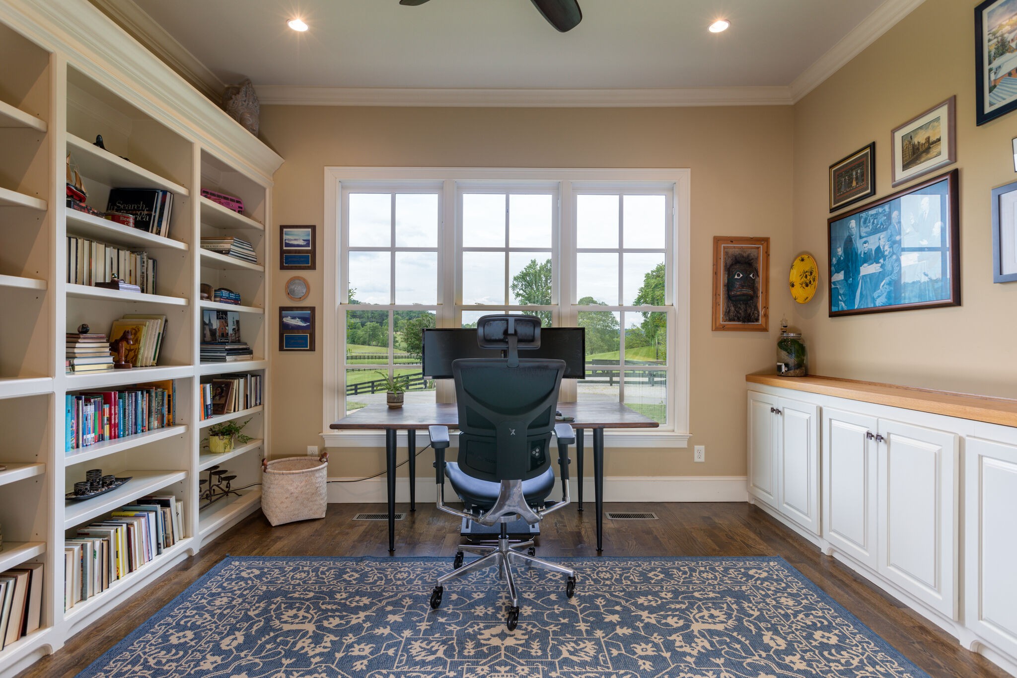 3525 Bailey Road Franklin, TN 37064 - Photo 22 of 50 a view of a workspace with furniture and a bookshelf