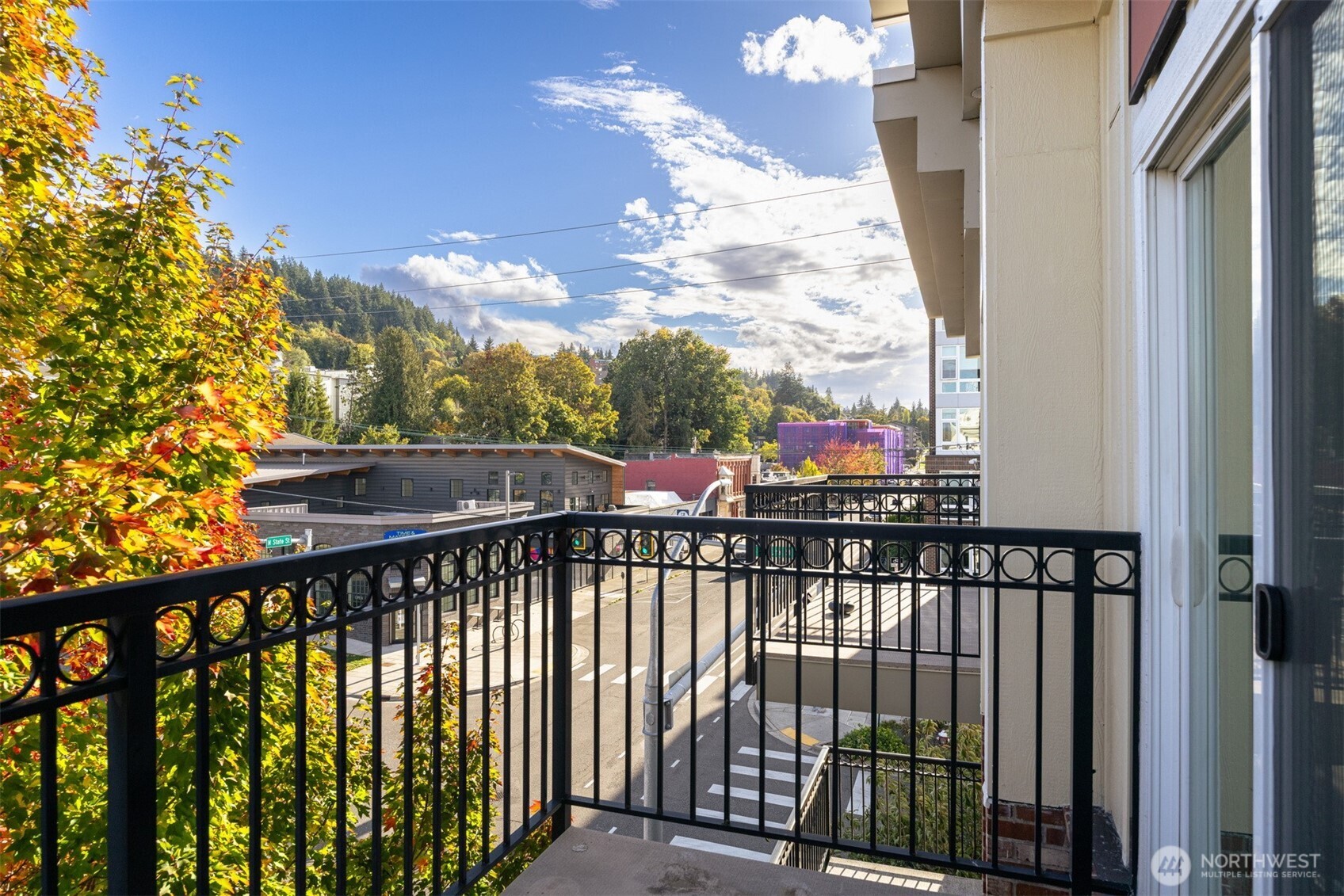 1001 North State Street, Unit 403 Bellingham, WA 98225 - Photo 30 of 34 a view of city from a balcony