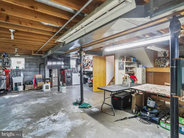 a view of storage and utility room