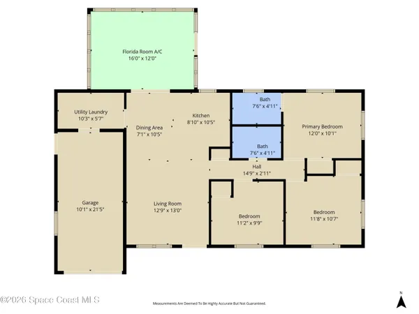 $1,900 | 2460 Iowa Drive, Melbourne, FL 32935