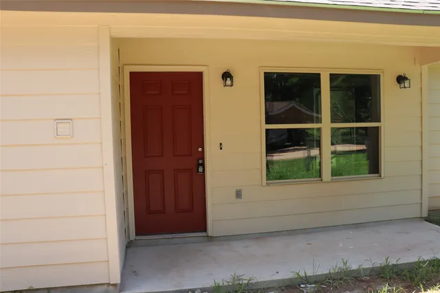 a view of front door of a house