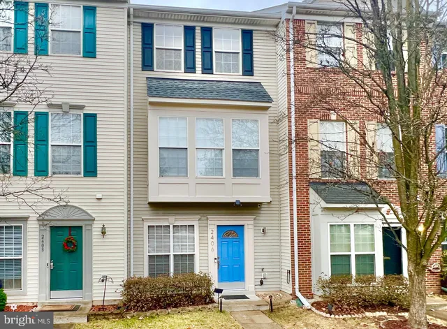 a front view of a multi story residential apartment building