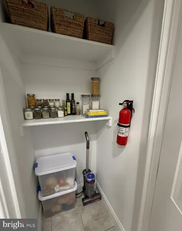 a room with storage and utility