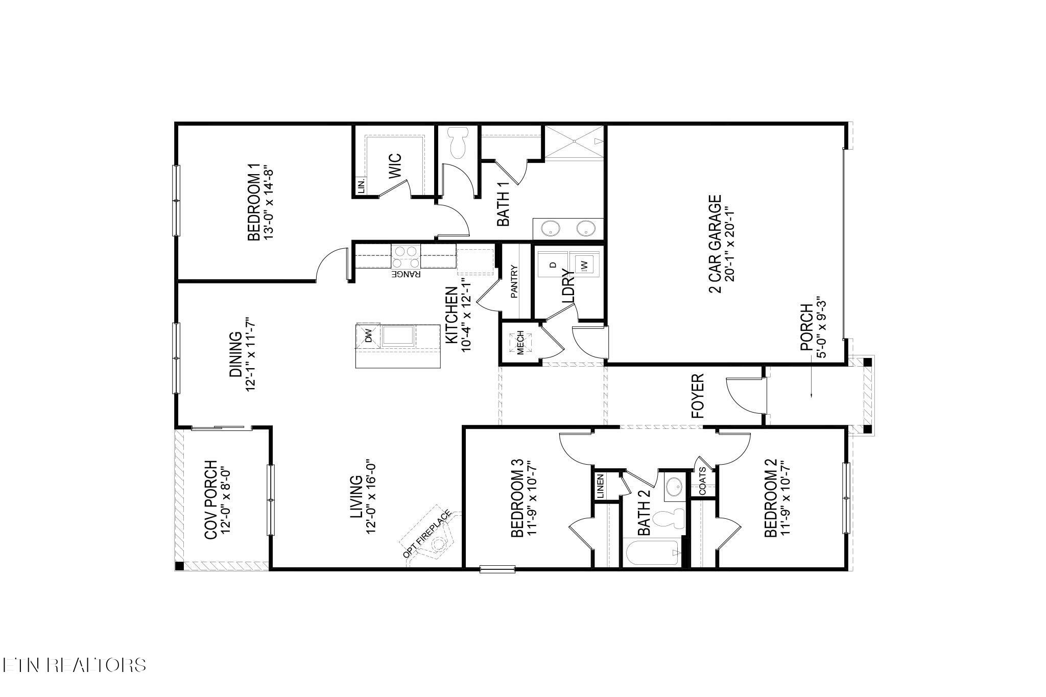 2708 Best Road Maryville, TN 37803 - Photo 2 of 2 Aria Traditon Floor Plan 2048x1365