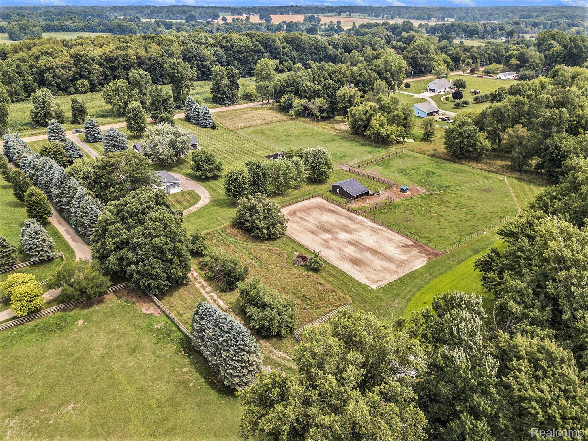 9477 West Allen Road Fowlerville, MI 48836 - Photo 39 of 44 Aerial Overhead View