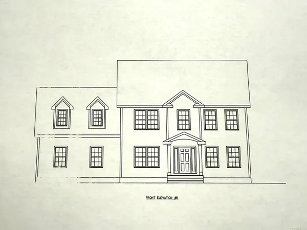 a view of a house with a street