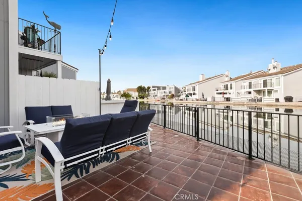 a terrace view with seating space