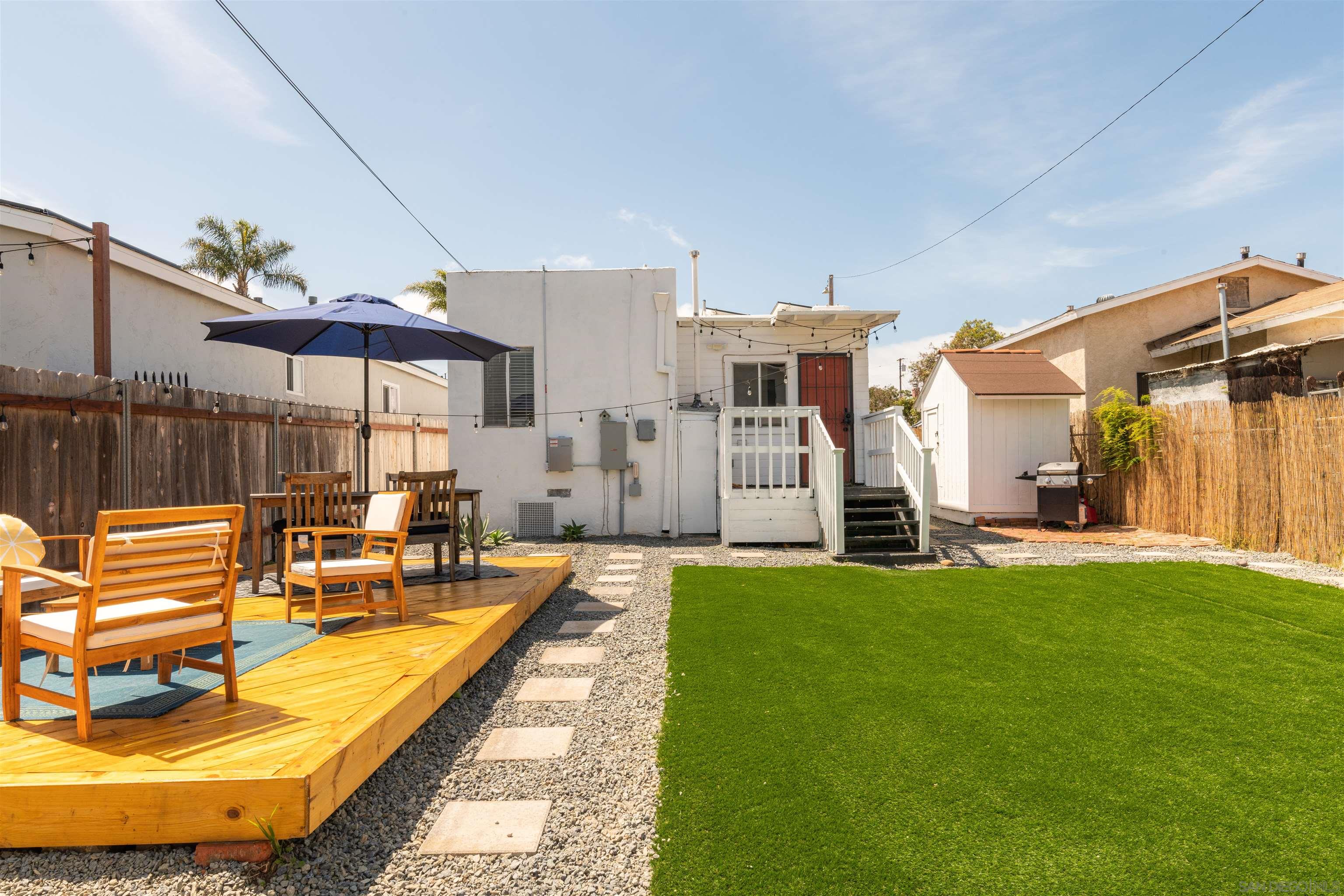 2948 Franklin Avenue San Diego, CA 92113 - Photo 25 of 47 a view of a house with swimming pool in front of it