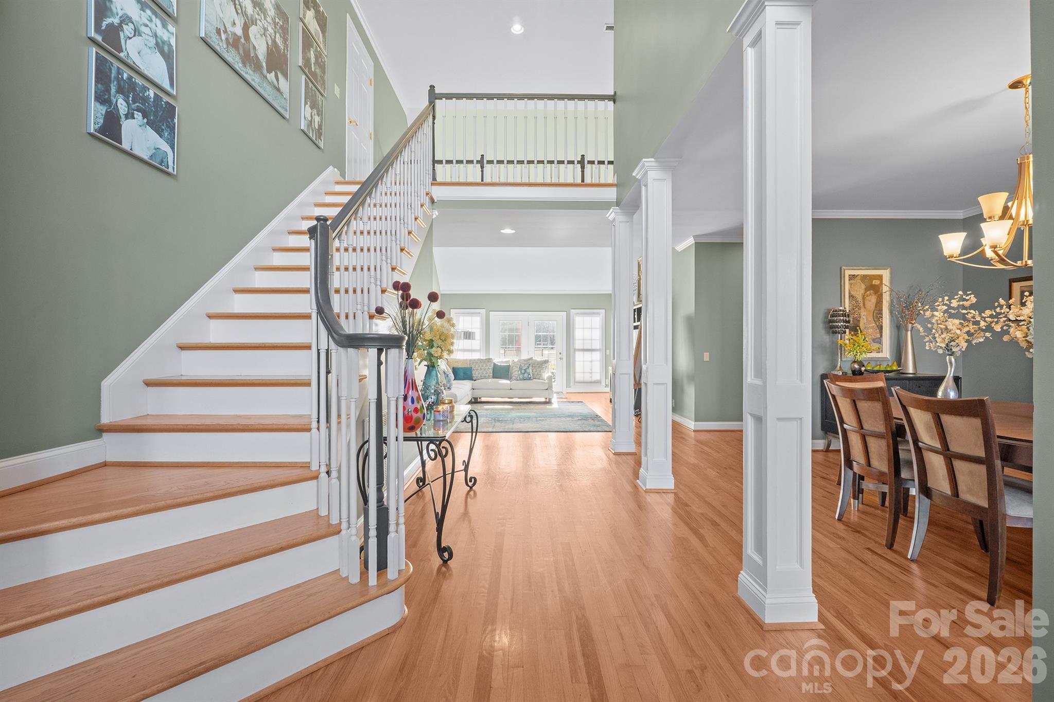 2425 Birdie Lane Northeast Conover, NC 28613 - Photo 5 of 43 a view of entryway and hall with wooden floor