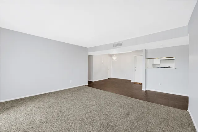 a view of empty room