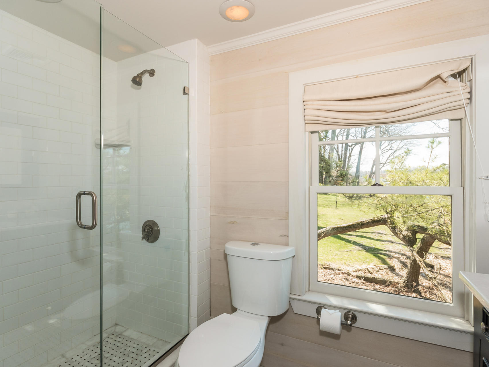 7 N Road Darien, CT 06820 - Photo 54 of 60 a bathroom with a toilet and a shower