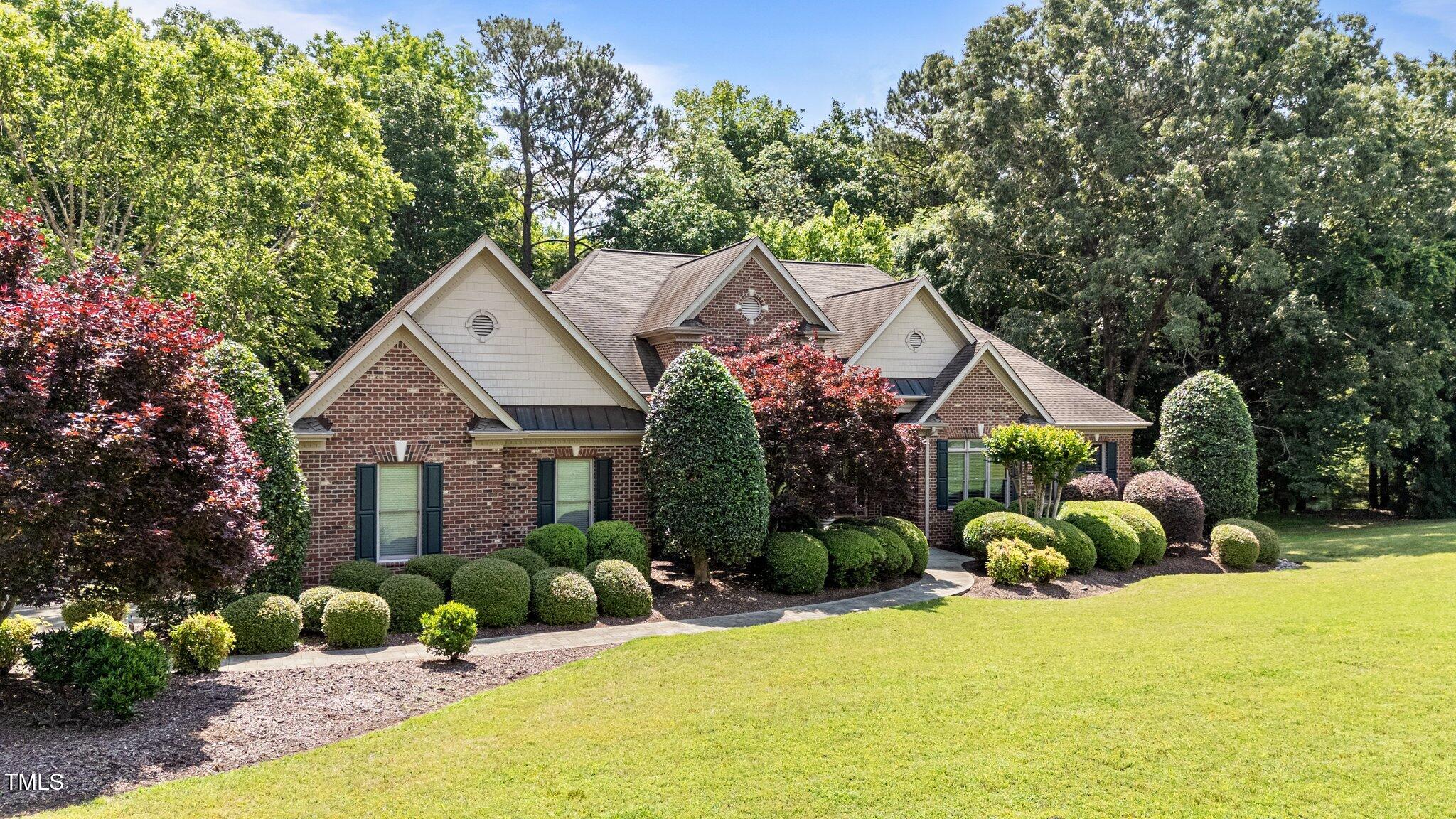 12504 Bayleaf Church Road Raleigh, NC 27614 - Photo 63 of 73 a front view of house with yard and trees around