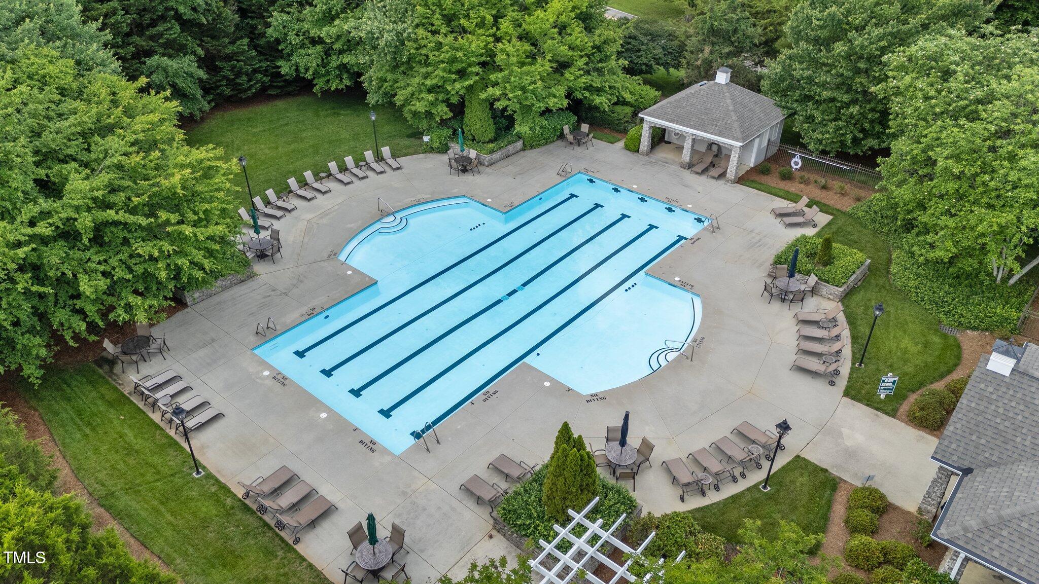 12504 Bayleaf Church Road Raleigh, NC 27614 - Photo 68 of 73 an aerial view of a house with outdoor space