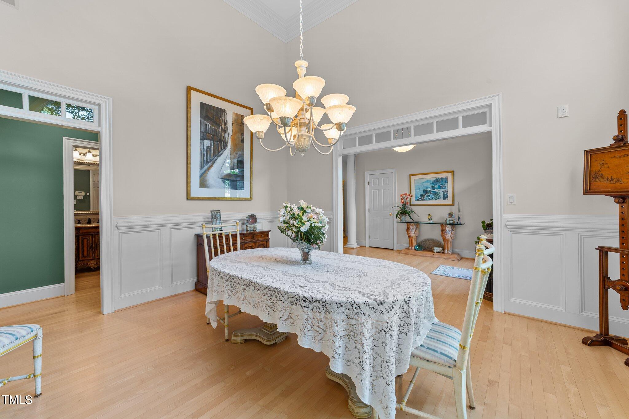 12504 Bayleaf Church Road Raleigh, NC 27614 - Photo 7 of 73 a dining room with furniture and window