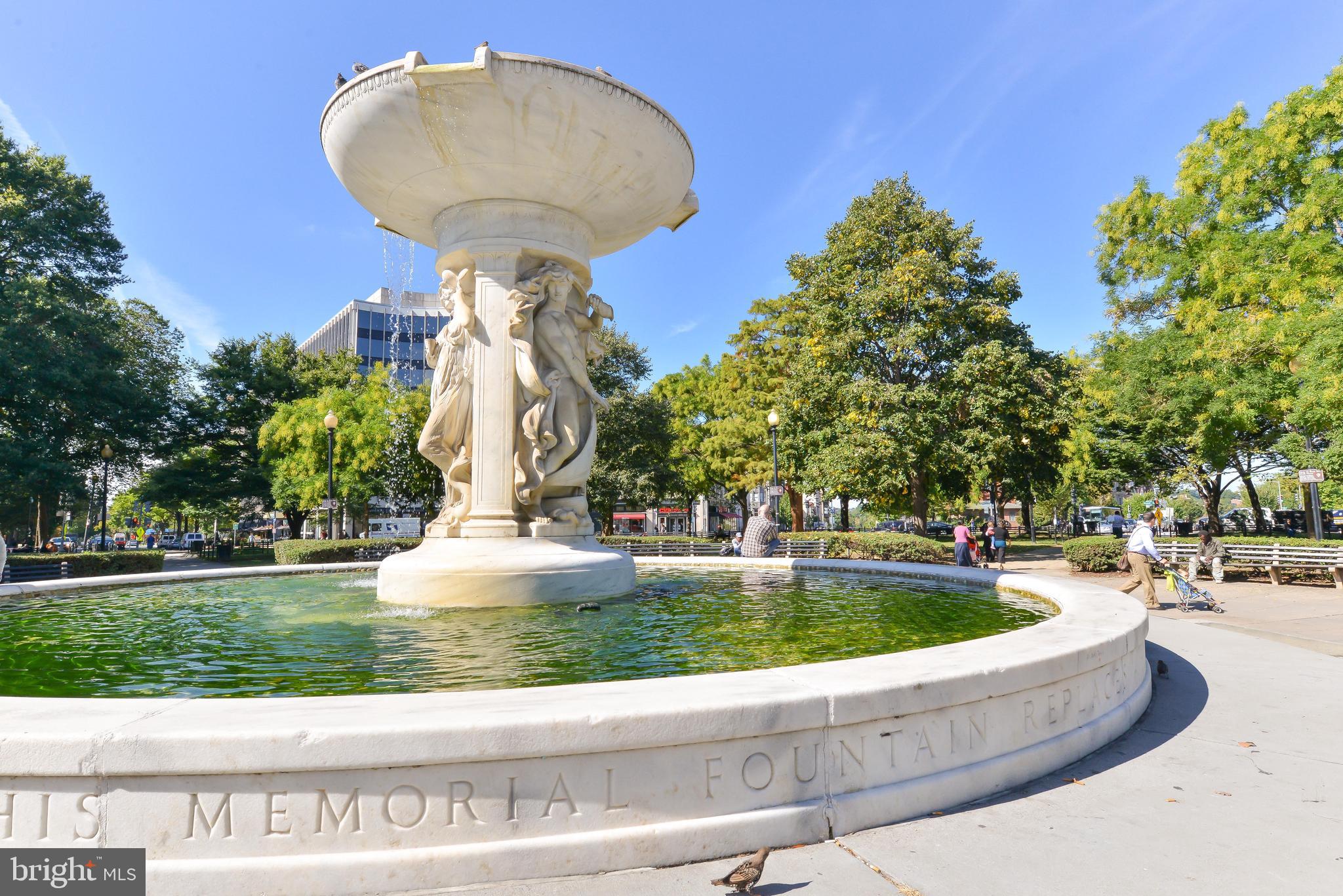 1621 T Street Northwest, Unit 207 Washington, DC 20009 - Photo 24 of 29 a swimming pool with a outdoor seating and yard