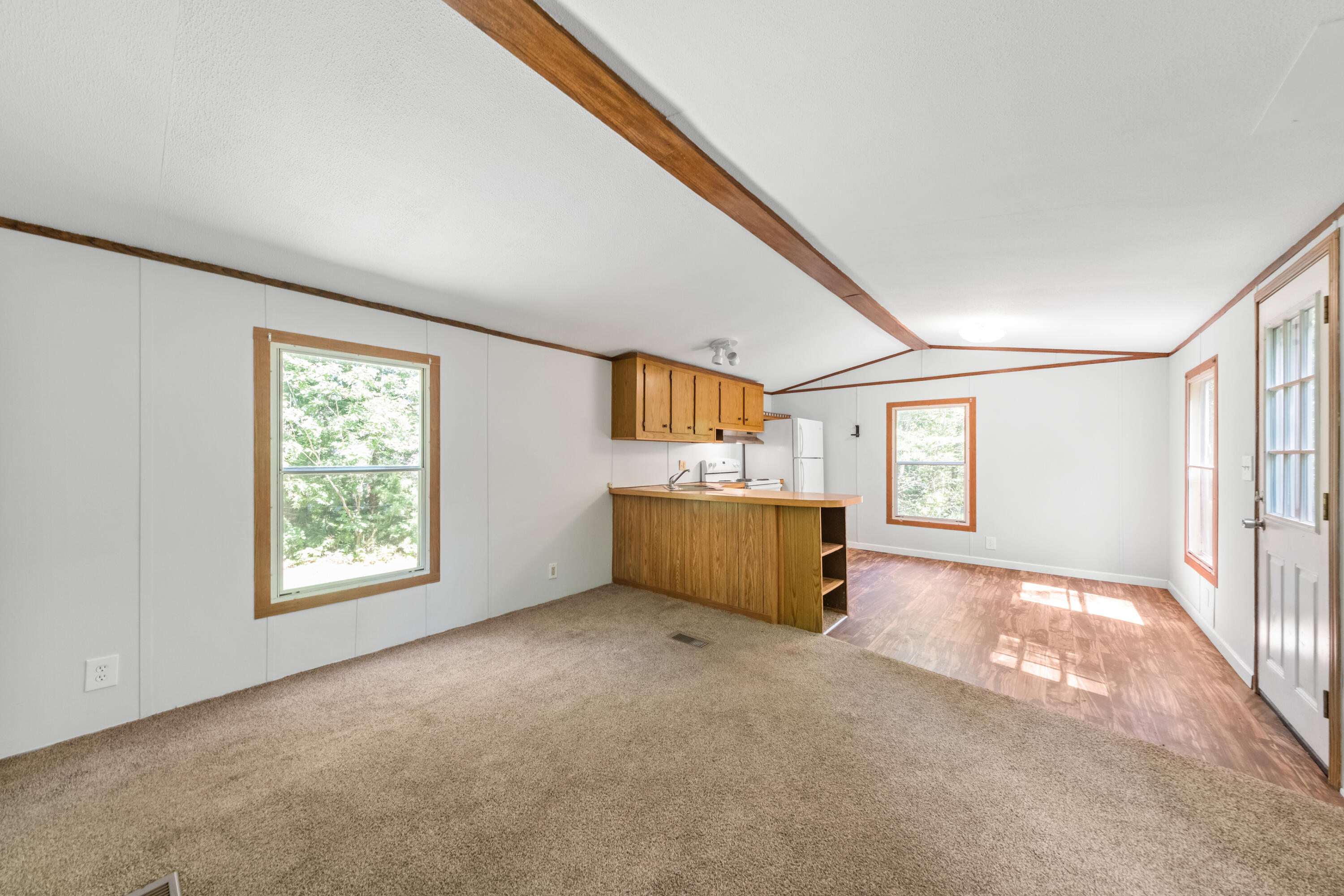 720 Winslows Mills Road Waldoboro, ME 04572 - Photo 3 of 23 Open kitchen/dinin/living room