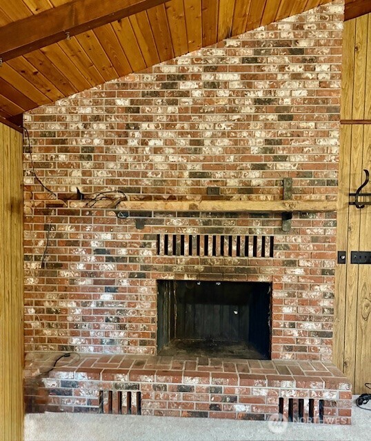 2002 200th Lane Ocean Park, WA 98640 - Photo 14 of 22 a close view of a fireplace