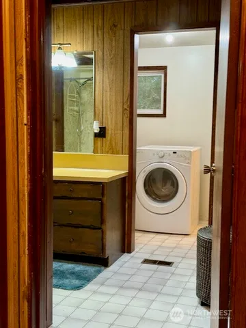 a view of closet area