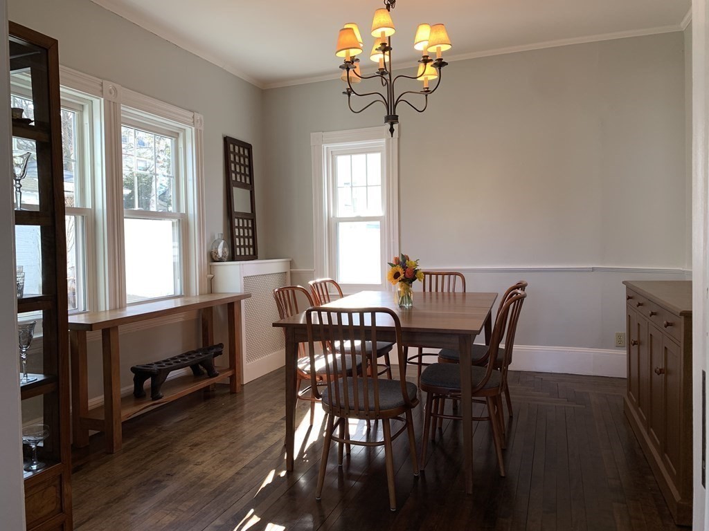 93 Waldeck Road Milton, MA 02186 - Photo 12 of 30 a view of a dining room with furniture window and outside view