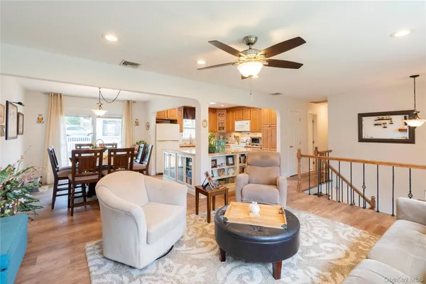 a house view with a backyard space