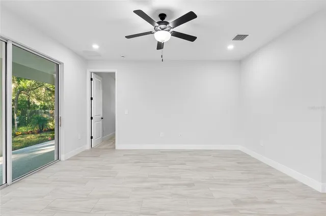 a view of an empty room