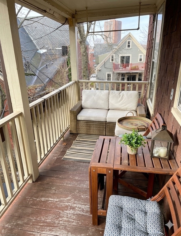 9 Oakview Terrace, Unit 2 Boston, MA 02130 - Photo 8 of 8 a view of balcony with furniture
