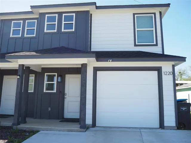 a view of front door of house