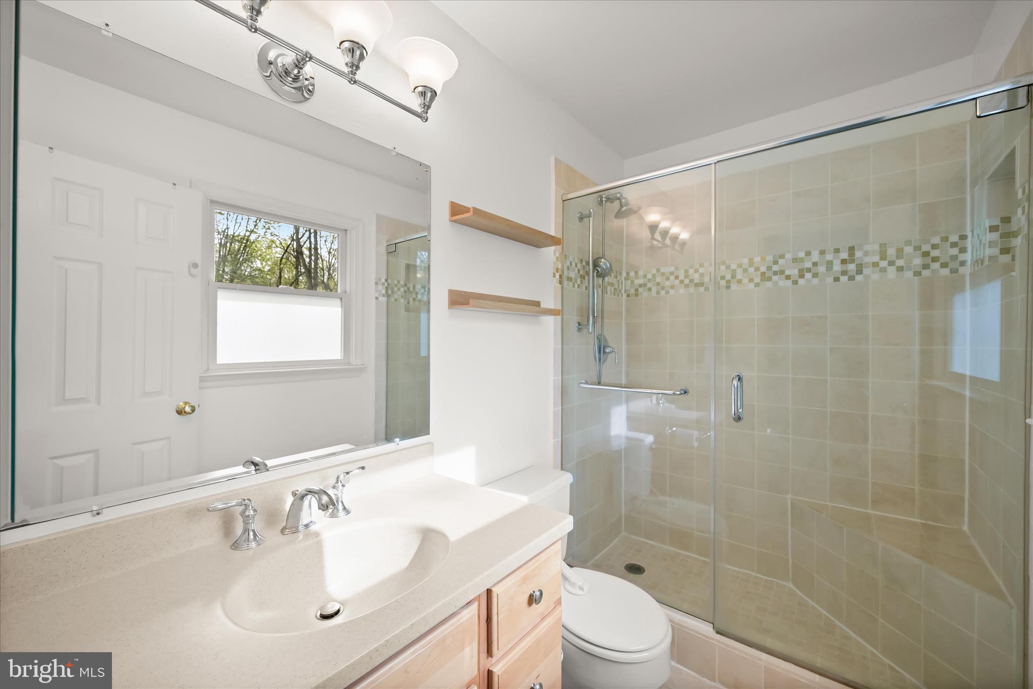 10428 Schoolmaster Place Columbia, MD 21044 - Photo 36 of 69 a bathroom with a sink a toilet and shower