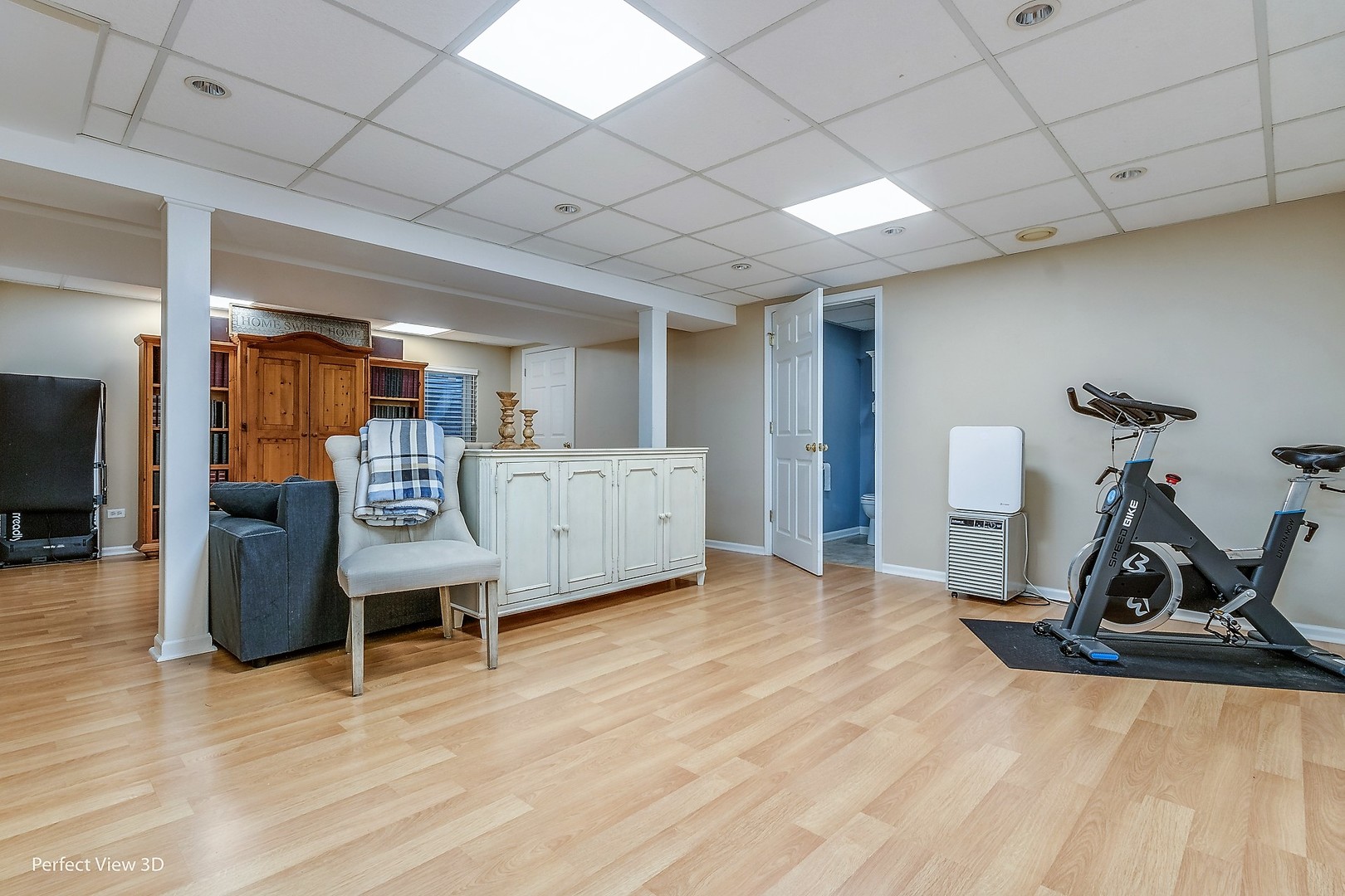 705 Churchill Lane Oswego, IL 60543 - Photo 24 of 34 a view of a room with gym equipment