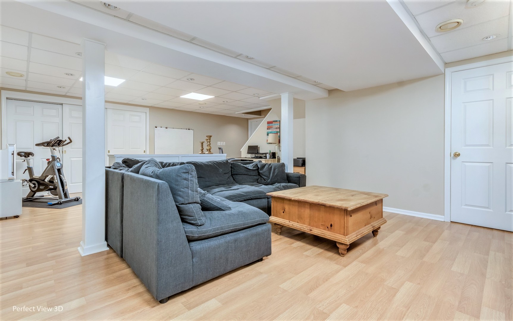 705 Churchill Lane Oswego, IL 60543 - Photo 25 of 34 a living room with furniture and a wooden floor