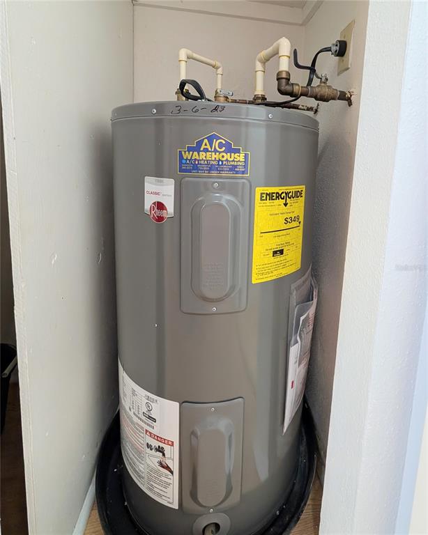 1540 Pleasant Road, Unit G35 Bradenton, FL 34207 - Photo 23 of 23 a view of water heater room