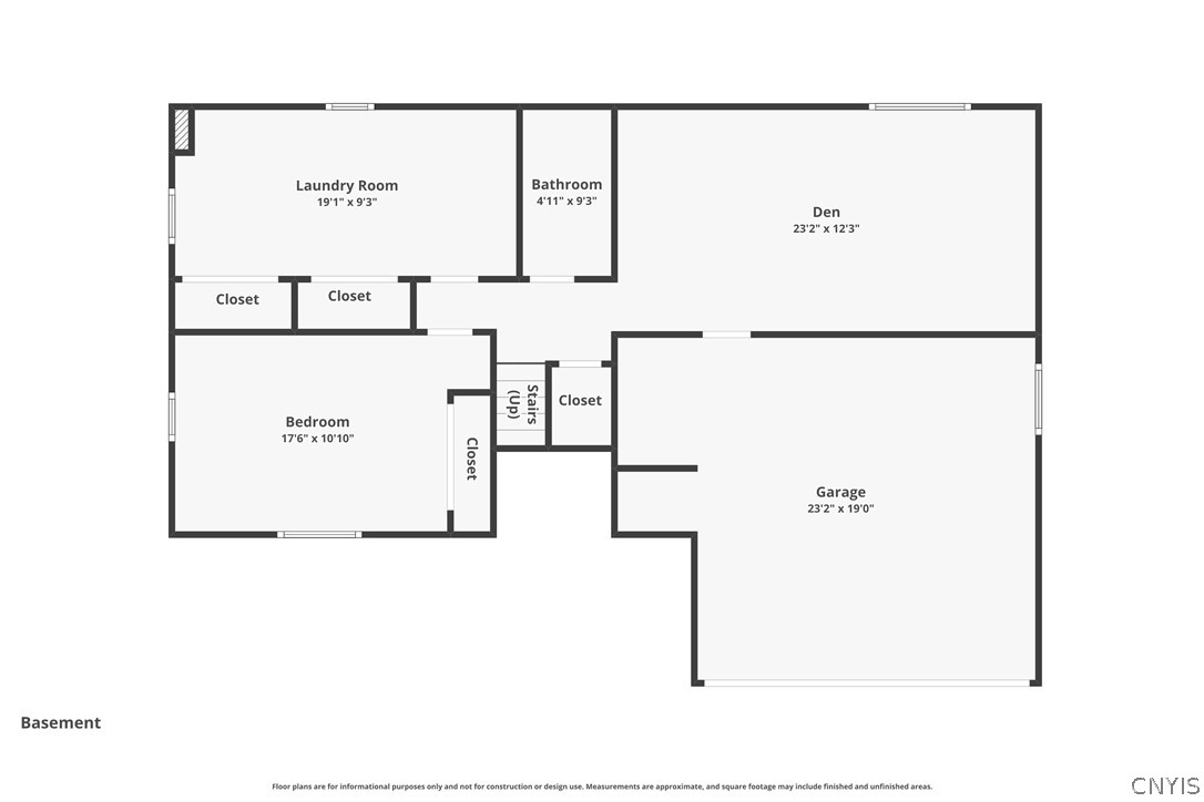 4456 Francis Road Fenner, NY 13035 - Photo 49 of 50 Basement floor plan