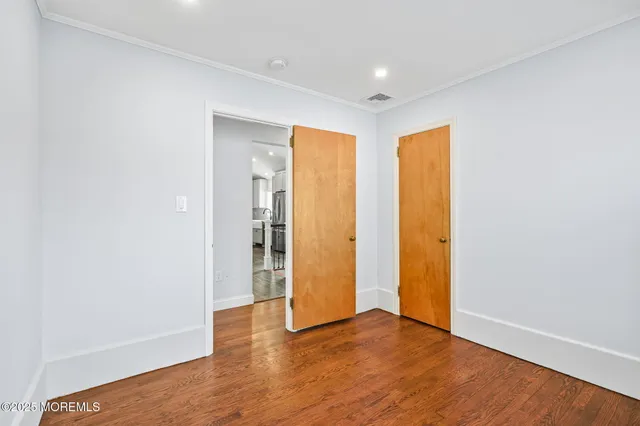 a view of a wooden deck