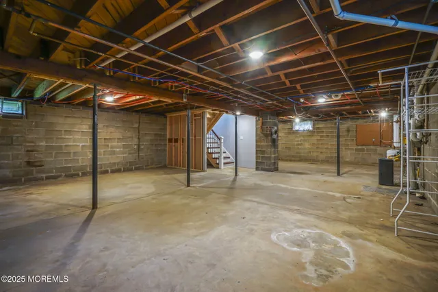 a view of a deck with a yard